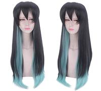 8 styles Demon Slayer perruque cosplay Nezuko Kamado Tokitou Muichirou perruque cheveux Kimetsu no Yaiba Giyuu Tsuyuri Kanawo Cosplay perruques perruque taille unique No.579