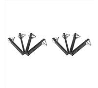 8 supports de fixation pour haut-parleurs et subwoofers, type combiné, anti-choc, avec pointes de découplage.