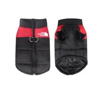 8 tailles S-5XL Vêtements d'hiver pour chien imperméable et chaud Grand gilet pour chat Chiot Manteau de ski Vestes Vert/rouge/bleu/rose (rouge, S)