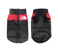 8 tailles S-5XL Vêtements d'hiver pour chien imperméable et chaud Grand gilet pour chat chiot Manteau de ski Vestes Vert/rouge/bleu/rose (Rouge2, XL)