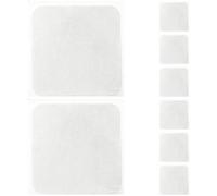 8 tapis de séchage en silicone 28 x 28 cm, 11 x 11 in, tapis séchoirs en maille pour cuir de fruit, feuilles de déshydrateur en silicone réutilisables, antiadhésives, faciles à nettoyer, gris