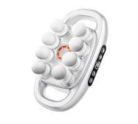 8 TêTes de Massage Appareil Massage, Pistolet de Massage Musculaire Massage Gun, 3 Modes, Masseur Cervical, Electric Handheld Portable Massager, pour Soulager les Douleurs du Dos (Blanc)