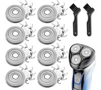 8 Têtes de Rechange compatible avec Pitbull Gold Pro,Métaux Rasoirs avec 2 Brosses,Rasoir Lames de avec Les Lames de Rechange Pitbull Platinum Pro(Q284)