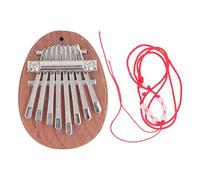8 touches kalimba acajou en bois en bois acier clé portable piano piano mini instrument de musique pour débutant pour débutant