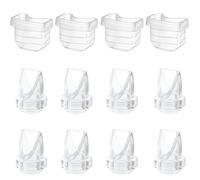 8 valves à bec de canard et 4 diaphragmes en silicone compatibles avec tire-lait Mommed/MISSAA/NICEGREEN Life S21, pour Mommed/MISSAA S18, pièces de rechange S21/18
