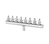 8 voies 12 voies séparateur de débit d'air d'aquarium Aquarium soupape de levier de commande de débit d'air Aquarium pompe de débit d'air séparateur connecteur de Tube de ligne aérienne(8 voies)