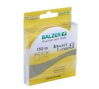 8 Voies geflochtene Ficelle Balzer Iron Line 8 Jaune, Jaune, 0,08 mm