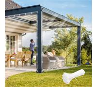 8' X 6' Clear Pvc Tarp Waterproof Tarpaulin With Grommets And Cable Tie,Tear Resistant Cover For Camping,Greenhouse,Cars,Patio And Gazebo