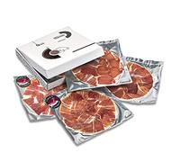 8 x 80 g Jambon Cru Ibérique Emballés sous Vide - Jambon Iberique Tranché à la Main par un Maître Jambonnier - Obtenu à Partir de Porcs de Race Ibérique 50%