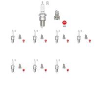 8 x Bougie d'allumage NGK pour ALFA ROMEO, AUDI, BMW, DAIMLER, FERRARI, FIAT