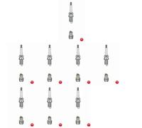 8 x Bougie d'allumage NGK pour CADILLAC, SAAB 44077 II, 45172, 9-3X, BLS