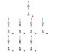 8 x Bougie d'allumage NGK pour MERCEDES-BENZ B W245, KLASA A (W169)