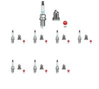8 x Bougie d'allumage NGK pour OPEL, SAAB 44077 II, 45172, 9-3X, SIGNUM
