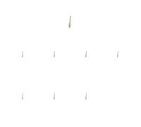 8 x Bougie de préchauffage BOSCH pour MERCEDES-BENZ E VF210, KLASA C T-Model