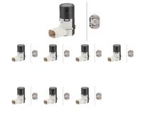 HELLA 6Px 358 141-141 Capteur, Aide Au Stationnement - En Forme D'Angle - 3Pôle - Inséré - Ce Qui Peut Être Peint