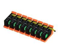 8 x Cartouche d'encre avec puce compatible Lexmark 100, 100XL pour imprimantes Genesis S815, Impact S305, Interact S602, Interact S605, Interpret S402, Interpret S405, Intuition S505, Pinnacle Pro
