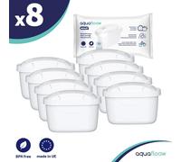Aquaflow Cartouches filtrantes - 10 pièces | Cartouches filtrantes de remplacement pour Dafi Unimax Aquaphor A5 Brita Maxtra+ Philips AWP212/10