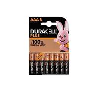 8 x Duracell AAA Plus (1 blister de 8 batteries) 8 piles mini stylet (LR03/MN2400)