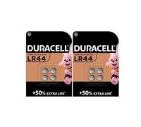 8 x Duracell LR44 (2 ampoules de 4 batteries) 8 piles (A76/V13GA/76A)