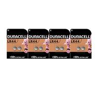 8 x Duracell LR44 A76 V13GA 76A (4 ampoules de 2 batteries) 8 piles