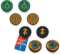 8 x Joystick Caps-Switch Compatible Accessory-Controller Grip Tips-Stick Protection-Improves Control-Various Colours