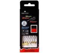 8 x "MIKADO METHOD FEEDER 702" hameçon Rig `s avec pellet/bande d'appât hameçon feeder 12 / Ø0,23mm / 10cm