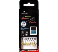 8 x MIKADO METHOD FEEDER BARBLESS hameçon Rig `s avec pellet- Bait Band hameçon de protection #12 / 0,18mm