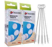 8 x pastilles de détartrage comme Bosch 00311909 + 5 x brosses pour capsule a...