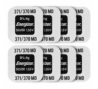 8 x Piles Au Mercure Silver Oxide 371/370 1.55V SR69 SR920W Montre