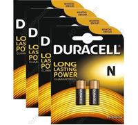8 X Piles DURACELL N / MN9100 / LR1 / E90 Alcaline 1,5V (Sous Blister)