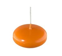 8 XXL Bougies flottantes Mandarine 3,2 x 8 cm