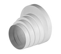 Ø 80 100 110 120 125 150 mm Reduzierverbinder Reduzierstück Reduktion Rohr Übergang Lüftung Rundrohr Ventilation Lüftungskanal Ventilator Universal RKO Ø 100-150 mm