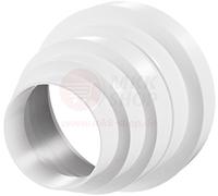 Ø 80 100 120 125 150 mm Reduzierverbinder Reduzierstück Reduktion Rohr Übergang Lüftung Rundrohr Ventilation Lüftungskanal Ventilator Universal Ø 80-150 mm MKK-RKO