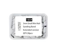 80# 120# 180# 240# Petites bandes abrasives pour percer les ongles Limes Bandes abrasives Accessoires de manucure et pédicure