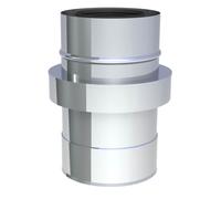 Ø 80 / 125 mm Jeremias TWIN P élément d'air soufflé