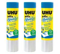 UHU - Bâton de colle stic MAGIC, sans solvant, 21 g