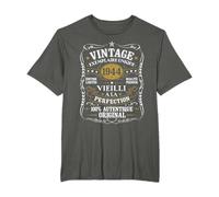 80 Ans Anniversaire Homme Humour Cadeau Vintage 1944 T-Shirt