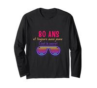80 Ans et Toujours Aussi Jeune C'est Le Secret Manche Longue