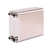 80 assiettes en acier inoxydable Échangeur de chaleur Breaked Plaque Type chauffe-eau - Tech-Pro(Same Side)