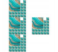 80 Autocollants Autocollants Pour Carreaux De Style Dalle