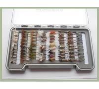 80 barbless Step into Spring - Rivière, boîte de rangement, tailles mixtes, pêche à la mouche