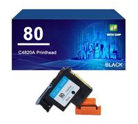 80 C4820A C4821A C4822A C4823A Tête d'impression Compatible pour HP 1050 1055 1000,C4820A-1 Pack