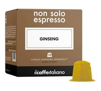 80 Capsules de Soluble Ginseng compatibles avec machines Nespresso - Nespresso 80 x Dosettes - Il Caffè Italiano