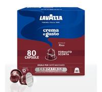 80 Capsules En Aluminium Compatibles Nespresso Café Lavazza Crème Et Goût Riche