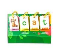 80 cartes d'apprentissage pour construire le vocabulaire, tableaux de conférence phoniques éducatifs pour enfants d'âge préscolaire, outil d'apprentissage de la langue, cartes de mots éducatives pour