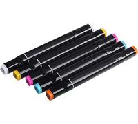 80 Couleurs Art Markers Set Double Tip Broad Fine Point Marker Pen with Carrying Bag Art Supplies for Students Adults Artists Drawing Coloring Sketching Design