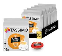 80 Dosettes Café Petit Déj' Grand'Mère, Compatibles Avec Les Machines , 80 Cafés Riches Et Généreux, 5 Packs De 16 Dosettes