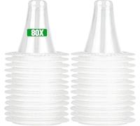 80 embouts de protection pour thermomètre, protections pour sonde auriculaire, embouts de rechange sûrs, hygiéniques et jetables pour thermomètre, pour enfants et adultes
