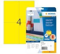 Herma Étiquettes universelles SPECIAL – 105 x 148 mm – Jaune – 80 pièces