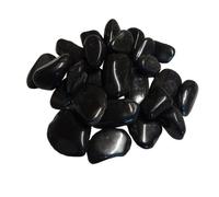 80 Kg Galets Polis, Gravier Brillant, Galets De Rivière, Cailloux, Cailloux De Jardin, Gravier Décoratif * 1028056133 Noir